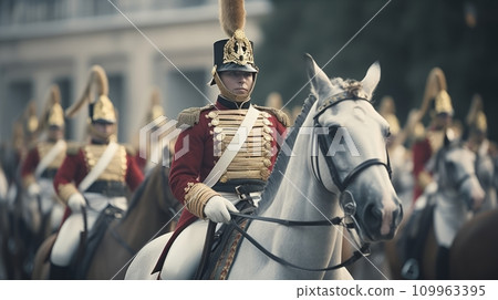 Christmas Fireworks  a crowd enjoying a colorful fireworks show on Christmas night AI generated 109963395