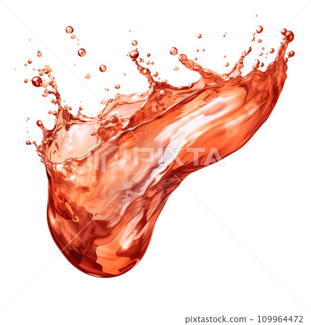 Refreshing cola drink with fizzy bubbles, featuring a lively splash on a clear background, perfect for summer refreshment, food and drink background, Ai generative Refreshing cola drink with fizzy bubbles, featuring a lively splash on a clear background, perfect for summer refreshment, food and drink background, Ai generative 109964472