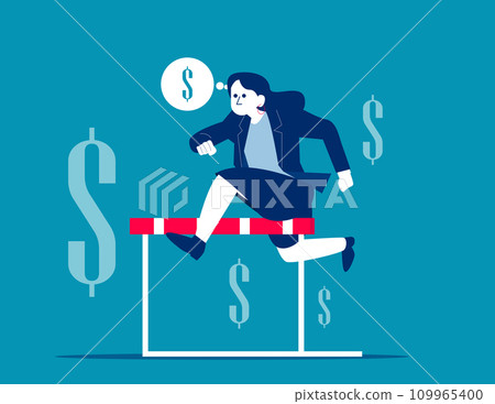 Money motivation. Business financial vector illustration concept 109965400