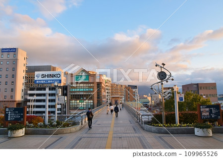 Nagano Station at dusk Nagano Station at dusk 109965526