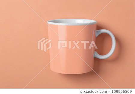 Coffee cup,mug in Peach Fuzz color Coffee cup,mug in Peach Fuzz color 109966509