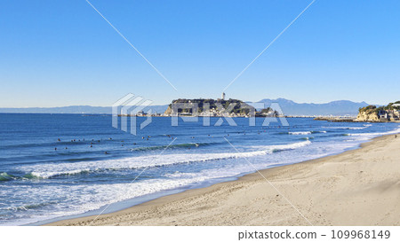 湘南的海和沙灘 湘南的海和沙灘 109968149