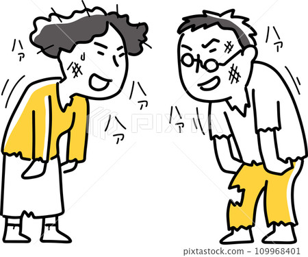 一個男人和一個女人打架到四分五裂 109968401