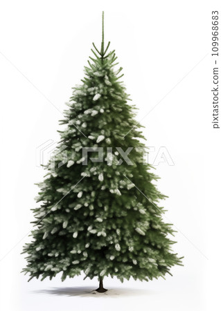 christmas tree isolated background Generative AI christmas tree isolated background Generative AI 109968683