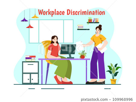 Workplace Discrimination Vector Design Illustration of Employee with Sexual Harassment and Disabled Person for Equal Employment Opportunity Workplace Discrimination Vector Design Illustration of Employee with Sexual Harassment and Disabled Person for Equal Employment Opportunity 109968996
