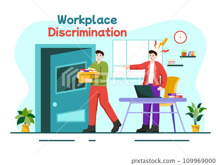 Workplace Discrimination Vector Design Illustration of Employee with Sexual Harassment and Disabled Person for Equal Employment Opportunity Workplace Discrimination Vector Design Illustration of Employee with Sexual Harassment and Disabled Person for Equal Employment Opportunity 109969000