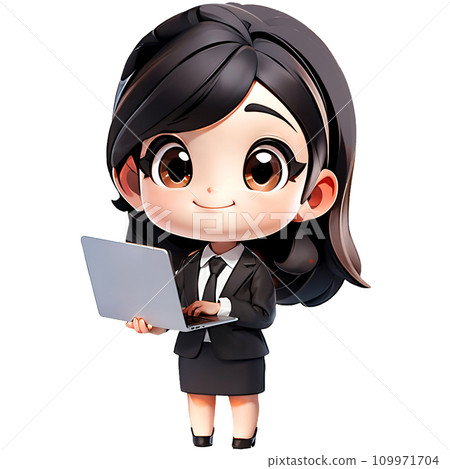 Businesswoman use device netbook online communicate Businesswoman use device netbook online communicate 109971704