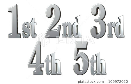 3DCG characters [1st/2nd/3rd/4th/5th] Silver, Silver 109972020