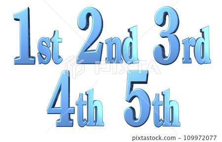 3DCG characters [1st/2nd/3rd/4th/5th] Blue, blue 109972077