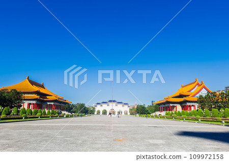 Taipei Chiang Kai-shek Memorial Hall, Freedom Square Pavilion and National Buildings Taipei Chiang Kai-shek Memorial Hall, Freedom Square Pavilion and National Buildings 109972158