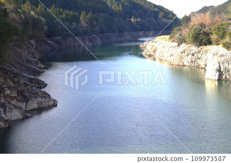 Dam lake of drought Dam lake of drought 109973587