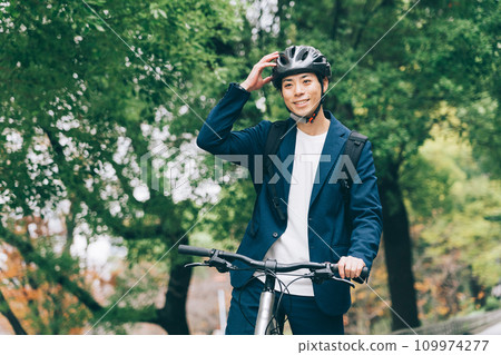 騎自行車的商人 109974277