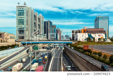 Odaiba, Tokyo, Japan, cityscape 109974823