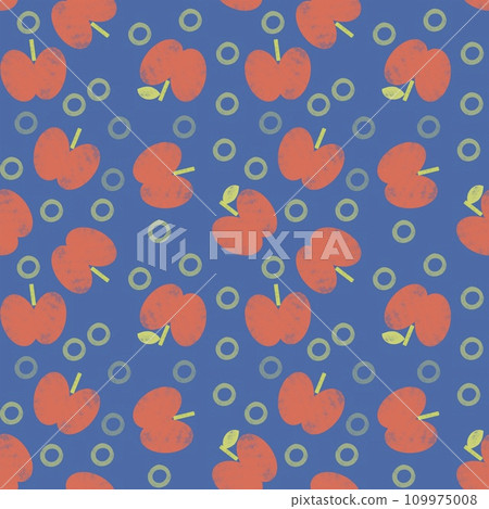 Apple pattern illustration 109975008
