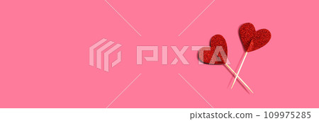 Valentines day or Appreciation theme with heart picks Valentines day or Appreciation theme with heart picks 109975285