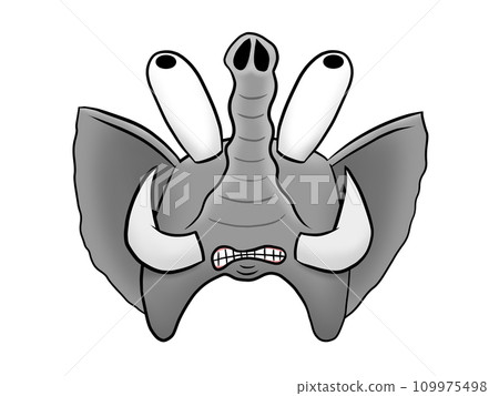 Elephant eating uppercut Elephant eating uppercut 109975498