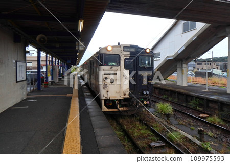 指宿站停靠的觀光特快列車 指宿玉手箱 109975593