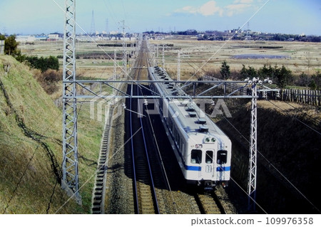 1980年1月15日，小田急2400型HE型2474等特快列車開往箱根湯本、伊勢原～鶴卷溫泉 109976358