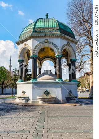 German Fountain in Istanbul 109977885