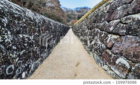A landscape with stone walls A landscape with stone walls 109978096
