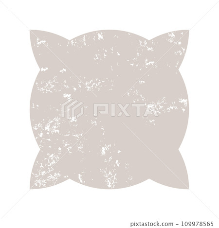 Abstract bauhaus grunge geometric gray frame for Wall Decoration, Postcard, Social Media Banner, Brochure Cover Design Background. Modern Abstract Painting Artwork Vector Pattern illustration 109978565