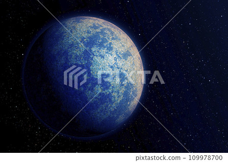 An exoplanet similar to Earth. Elements of this image furnished by NASA 109978700