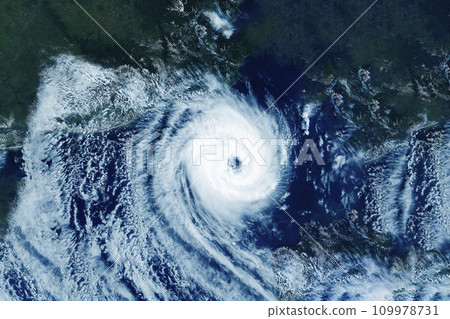 Hurricane, typhoon from space. Elements of this image furnished by NASA Hurricane, typhoon from space. Elements of this image furnished by NASA 109978731