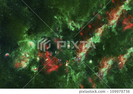 Green space nebula. Elements of this image furnished by NASA Green space nebula. Elements of this image furnished by NASA 109978736