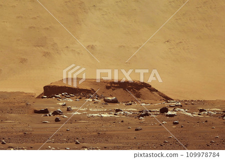 Surface of the planet Mars. Elements of this image furnished by NASA 109978784