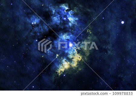 Blue cosmic nebula. Elements of this image furnished by NASA Blue cosmic nebula. Elements of this image furnished by NASA 109978833