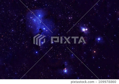 Blue space. Elements of this image furnished by NASA 109978860