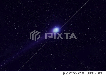 Comet in space. Elements of this image furnished by NASA Comet in space. Elements of this image furnished by NASA 109978898