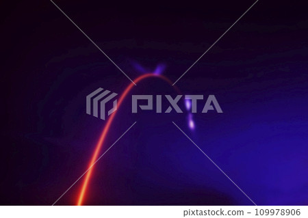 The launch of a spaceship into space. Elements of this image furnished by NASA 109978906