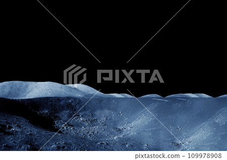 Surface of the Moon. Elements of this image furnished by NASA 109978908