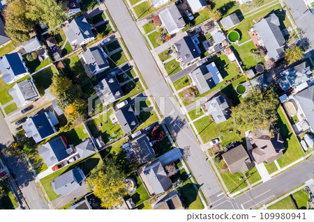 District of New Jersey small American town with comfortable living conditions 109980941