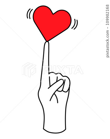 A heart delicately balanced on your fingers A heart delicately balanced on your fingers 109982168