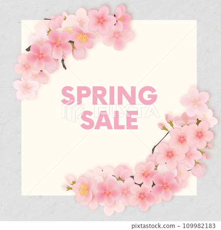 Somei Yoshino cherry blossom frame material 109982183