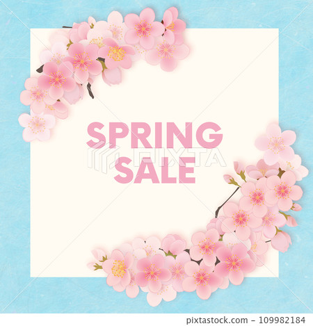 Somei Yoshino cherry blossom frame material 109982184