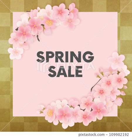 Somei Yoshino cherry blossom frame material 109982192