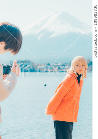 camera boy taking a photo camera boy taking a photo 109983736