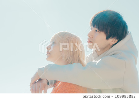 看湖的夫婦 看湖的夫婦 109983882