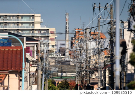 Image of a public bath chimney 109985510