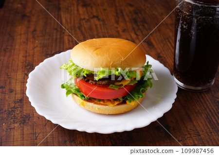 Delicious hamburgers 109987456
