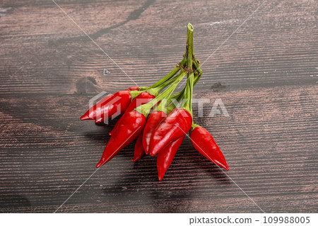 Spicy ripe red fresno pepper 109988005