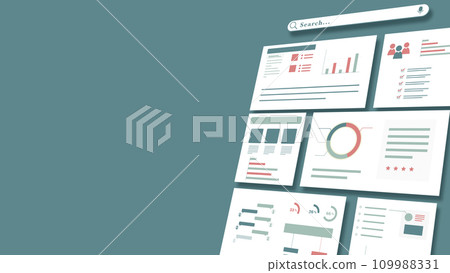 Background for search, statistics, graphs, data analysis, etc. Angle: Right side of the screen, diagonal left version Background for search, statistics, graphs, data analysis, etc. Angle: Right side of the screen, diagonal left version 109988331