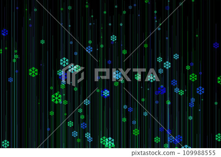 Snow crystal color particle CG background wallpaper 109988555