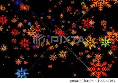 Snow crystal color particle CG background wallpaper Snow crystal color particle CG background wallpaper 109988563