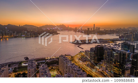 Nov 18 2023 Kwun tong promenade, Kwun tong, hong kong 109988685