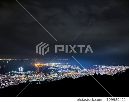 Night view from Mt. Maya Kikuseidai Night view from Mt. Maya Kikuseidai 109989421