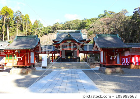 鹿兒島縣霧島市國寶霧島神社參拜殿 鹿兒島縣霧島市國寶霧島神社參拜殿 109989668